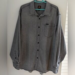 Lee Denim Button Down Shirt XXL